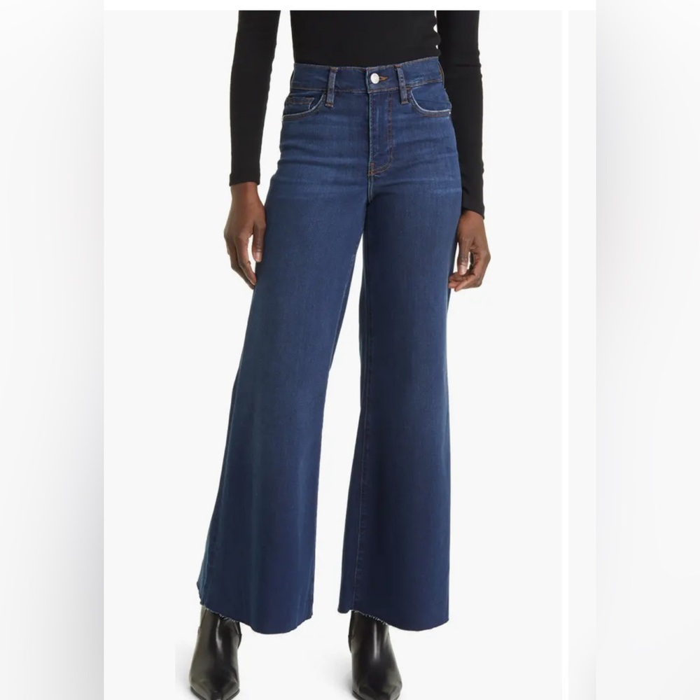 Frame Denim Le Palazzo Crop size 26 Raw Hem Excellent condition!! Gently worn